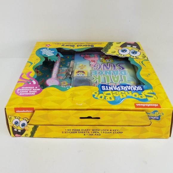 SpongeBob SquarePants Secret Diary Set - New in Box - Picture 6 of 15